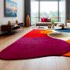 Handcrafted Multicolor Abstract Modern Living Room Rug